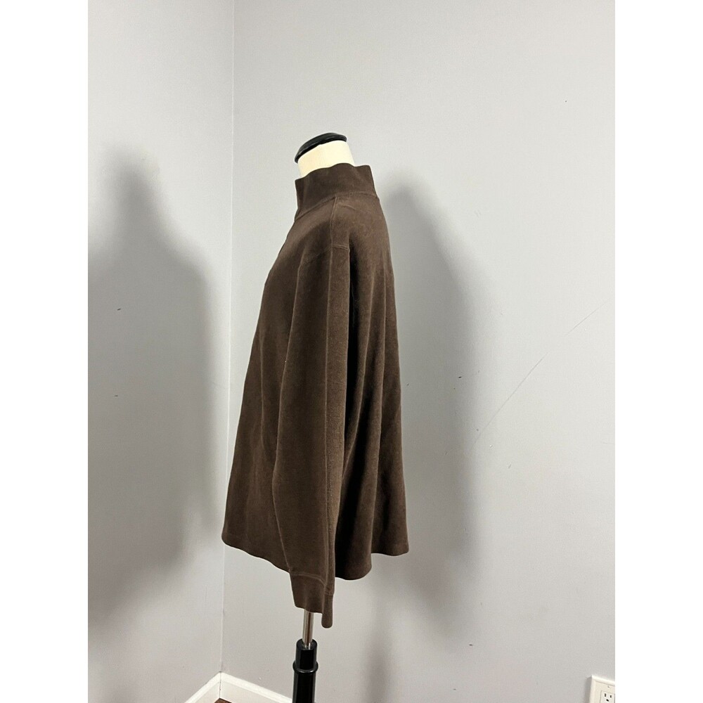 Polo Ralph Lauren 1/4 Zip Pullover Long Sleeve Brown Sweater Men's XXL - Picture 3 of 6